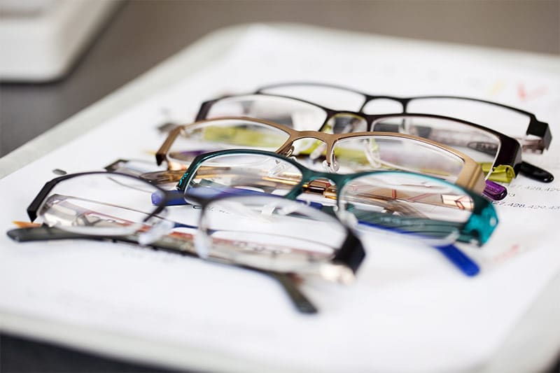 Glasses on a Table