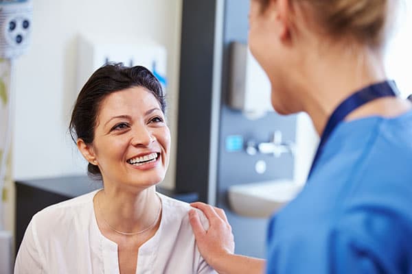 Patient Speaking With a Doctor